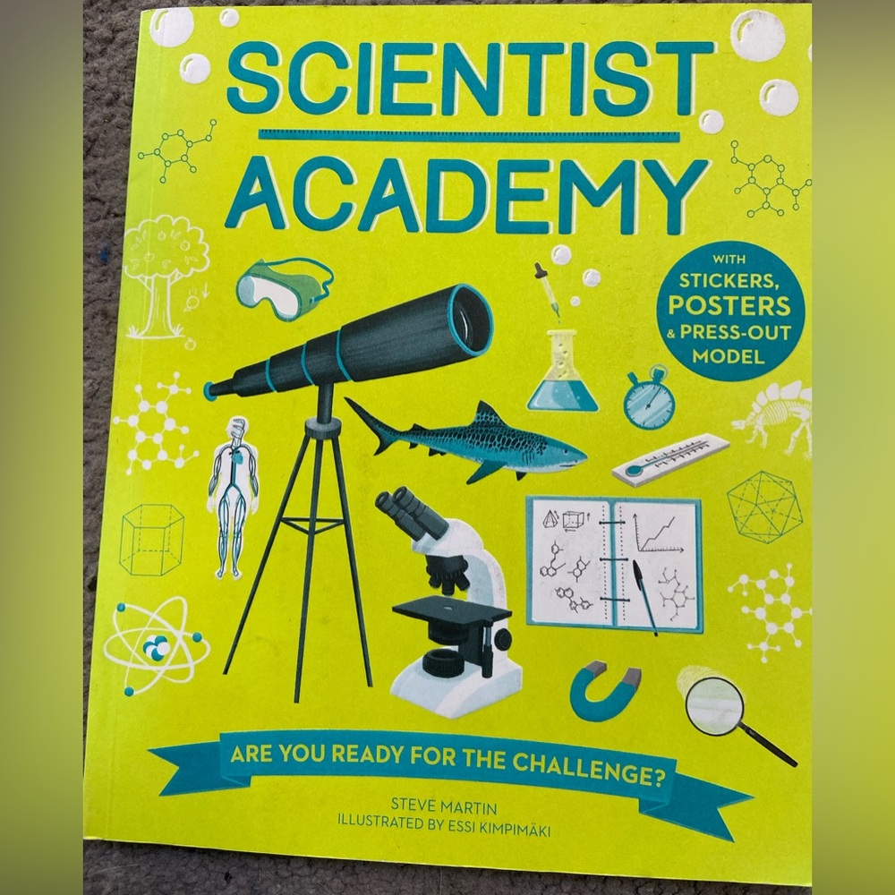 Scientist Academy Activity Book for Kids